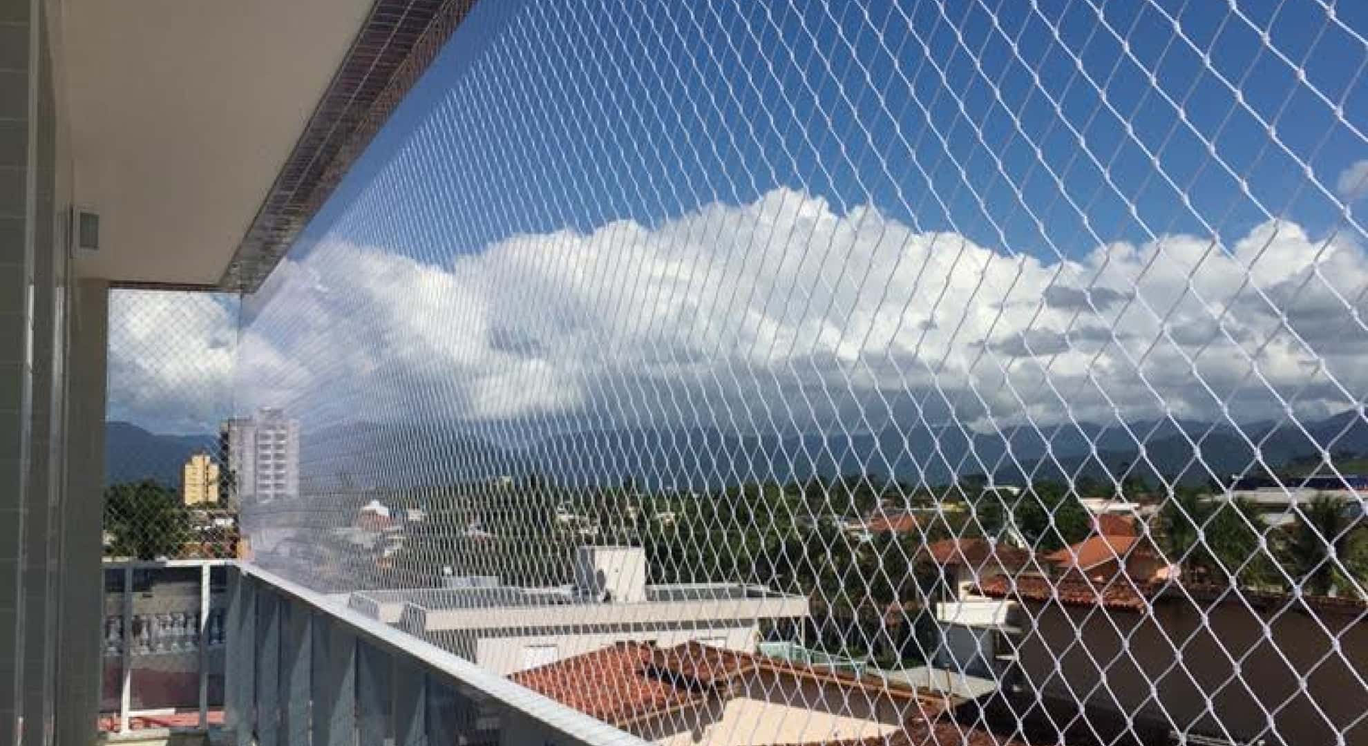 Instalação de rede de proteção 3